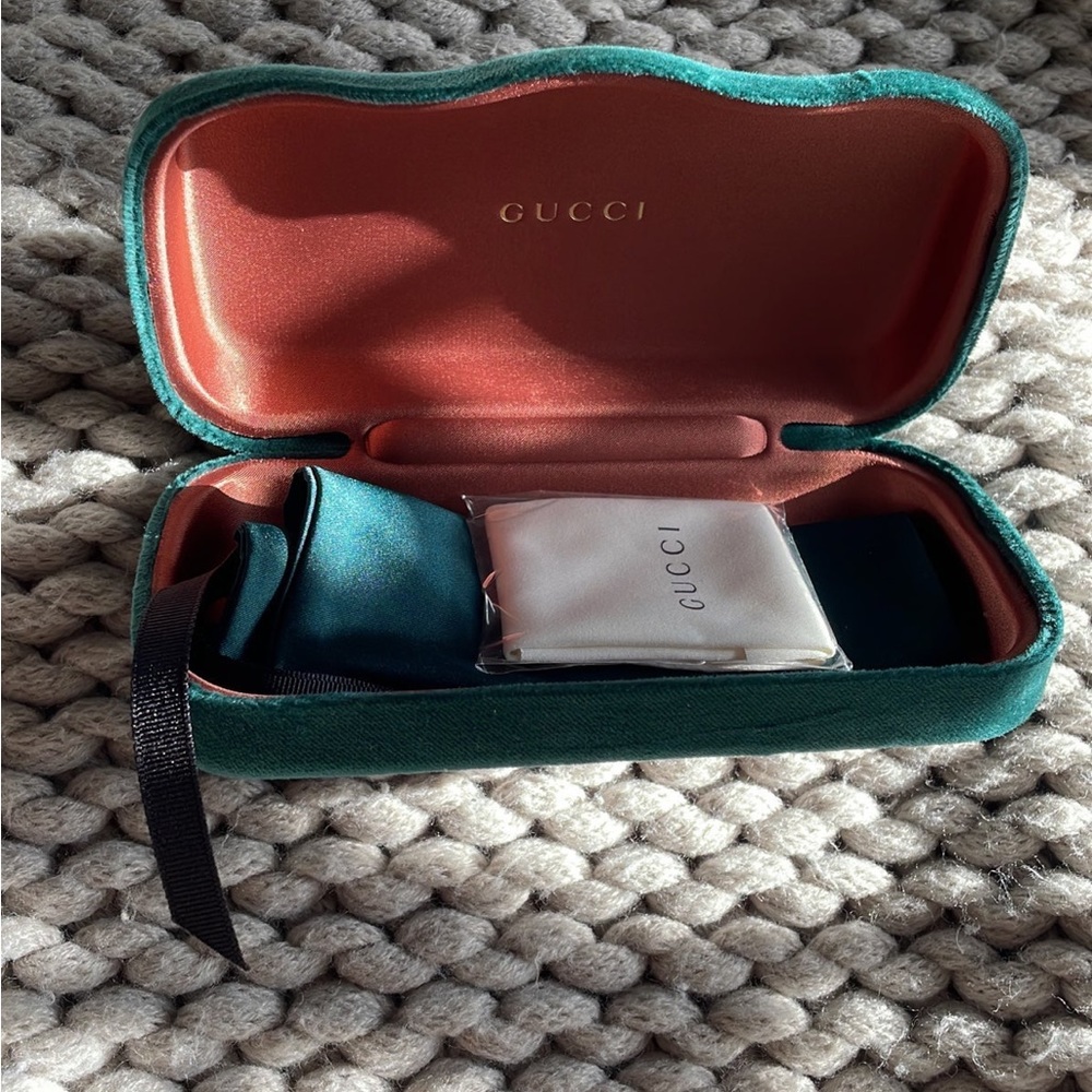 Large Gucci green case